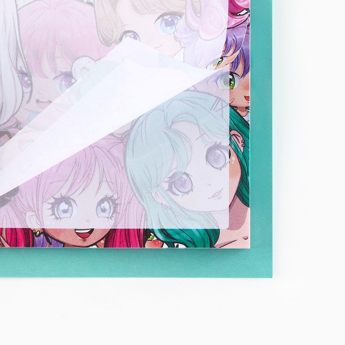 Книжка стикеров «Аниме», 5 блоков, 30 л Книжка стикеров «Аниме», 5 блоков, 30 л