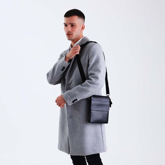 Сумка мужская, цвет чёрный Сумка мужская, цвет чёрный