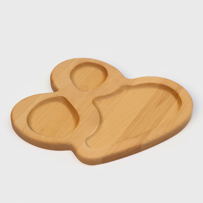 Менажница «Бесконечная любовь», берёза, в подарочной коробке, в подарок набор шпажек Менажница «Бесконечная любовь», берёза, в подарочной коробке, в подарок набор шпажек