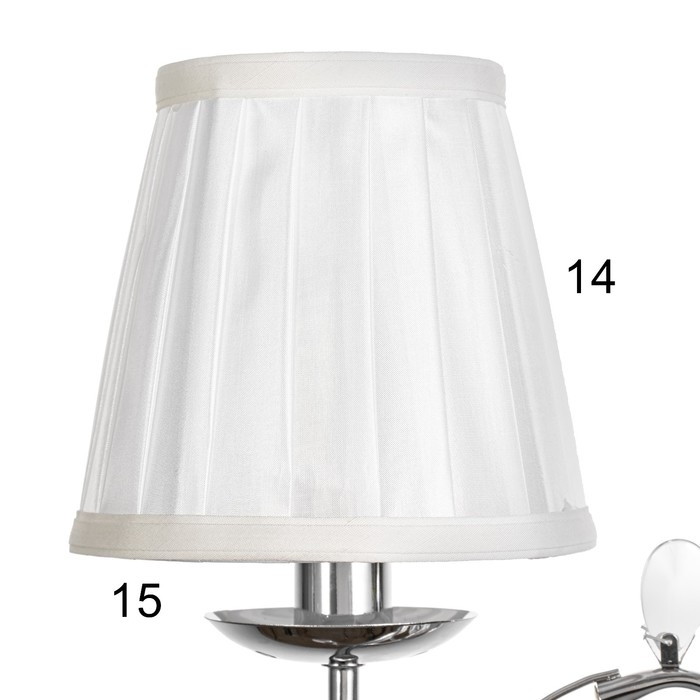 Бра "Венеция" 1x40Вт E14 хром 27х28 см.