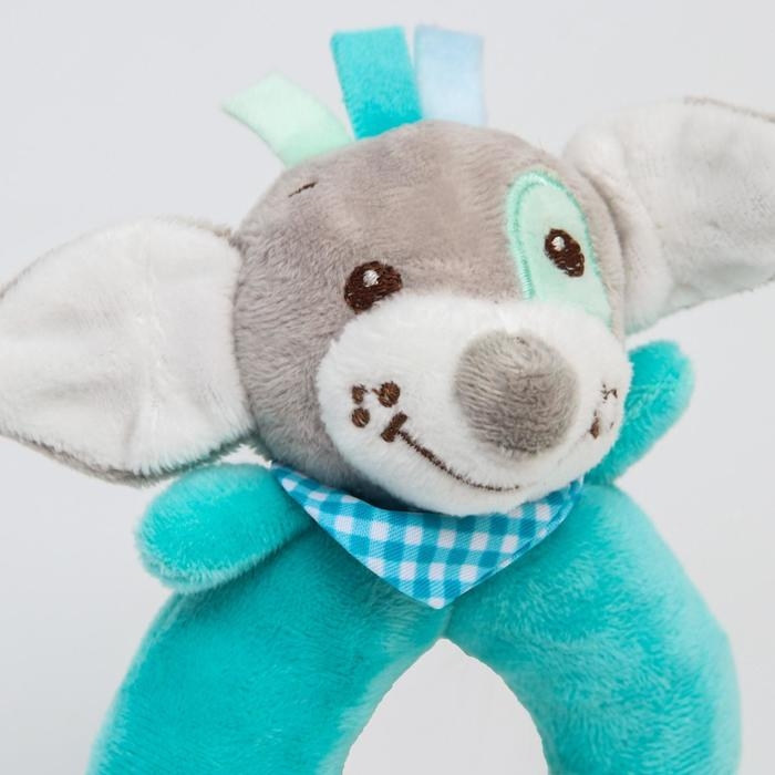 Погремушка мягкая на кольце «Собачка», Крошка Я Погремушка мягкая на кольце «Собачка», Крошка Я