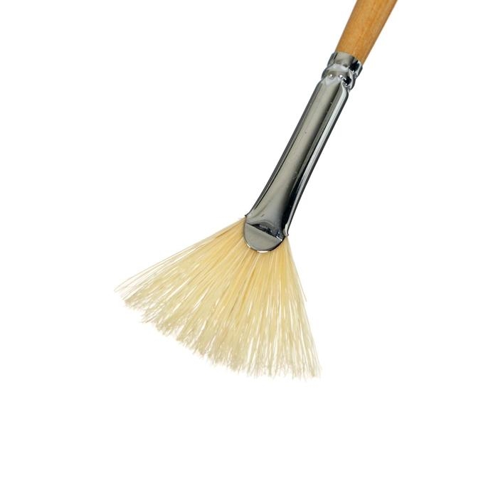 Кисть Щетина Веерная Кисть Щетина Веерная "Сонет" № 2, длинная ручка