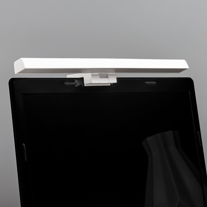 Светильник для монитора Светильник для монитора "Люкс" LED 5Вт 3000К-6000К 249Лм Ra85 USB белый 8,3х2,9х33см