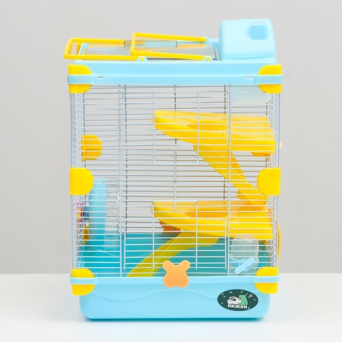 Клетка для грызунов Клетка для грызунов "Пижон", 31 х 24 х 46 см, голубая