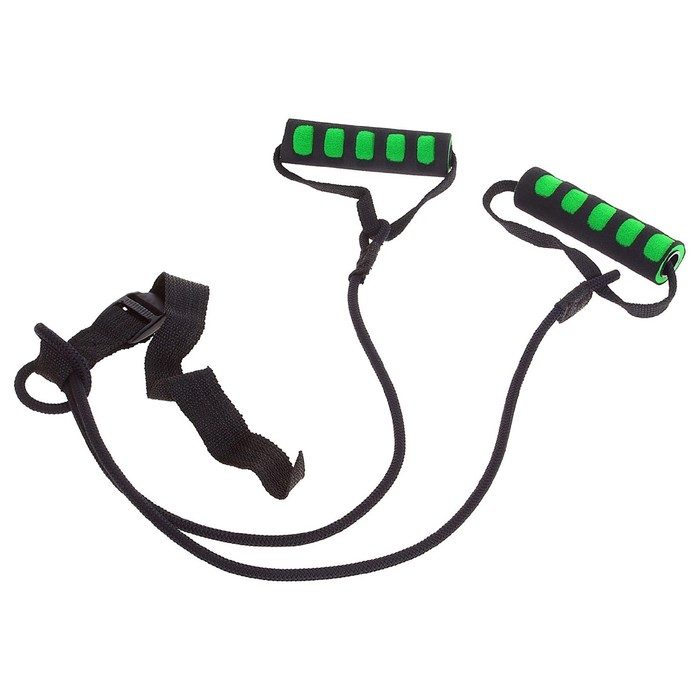 Эспандер ONLYTOP для лыжника, боксёра, пловца, с жёсткими ручками Эспандер ONLYTOP для лыжника, боксёра, пловца, с жёсткими ручками