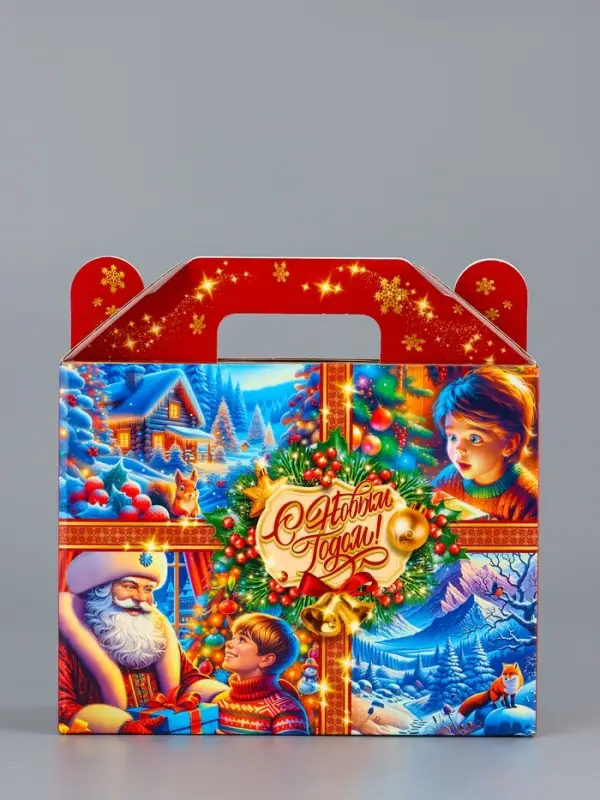 Коробка подарочная складная Коробка подарочная складная "Зимняя сказка" 23 х 8,5 х 23 см