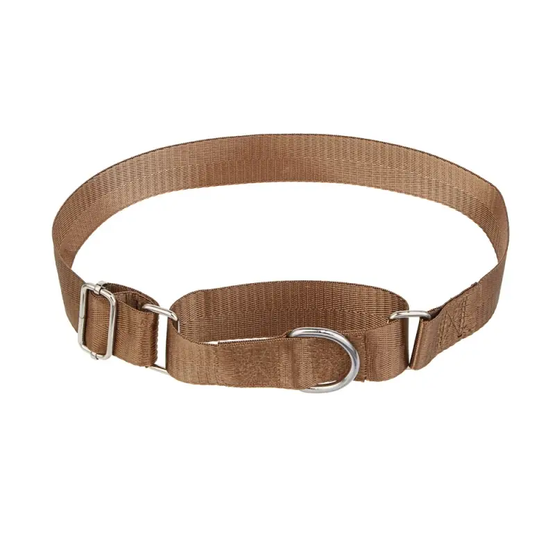 Ошейник для животных тм VETTA, нейлон, хаки/беж, обхват шеи 45-60см