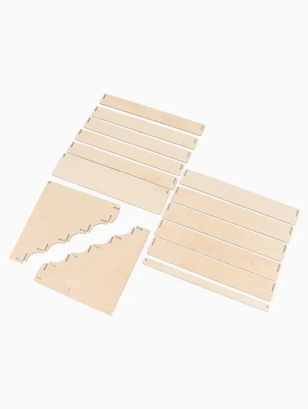 Горка 5 ступенек 37.5&times;26&times;30 см, толщина 3 мм, бежевая