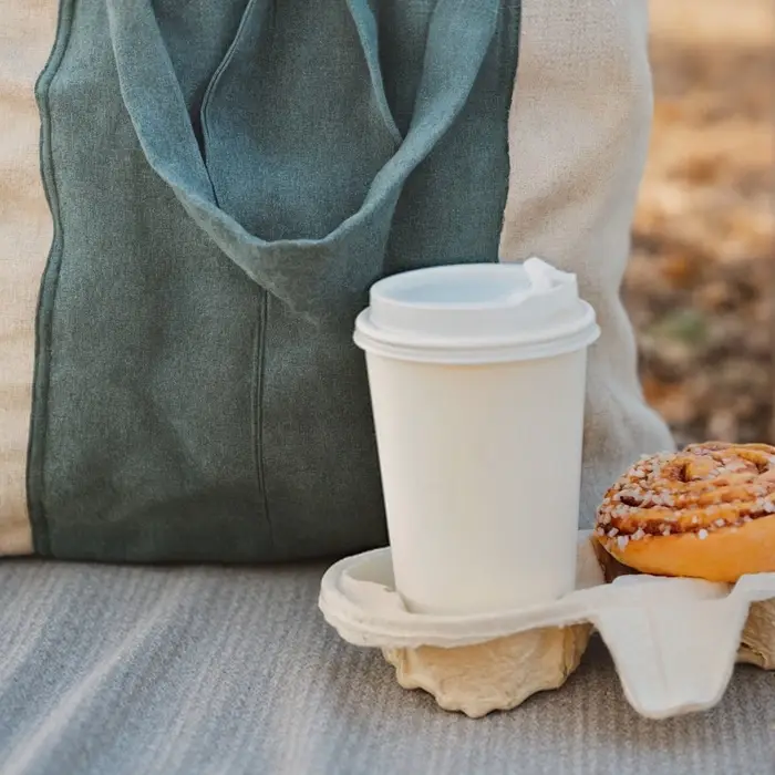 Сумка шоппер с ручками SL HOME Linen shopper, 50&times;50 см, 100% лён, 200 г/м2