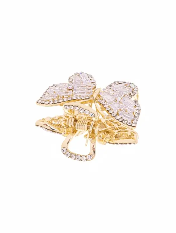 Крабик для волос &laquo;Дороти&raquo;, бабочка, 4 см, золотистый