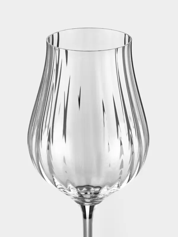 Бокалы для белого вина CRYSTAL BOHEMIA VIREO OPTIC, 400 мл, размер одного бокала 8&times;22 см, набор 2 шт., стекло, прозрачные