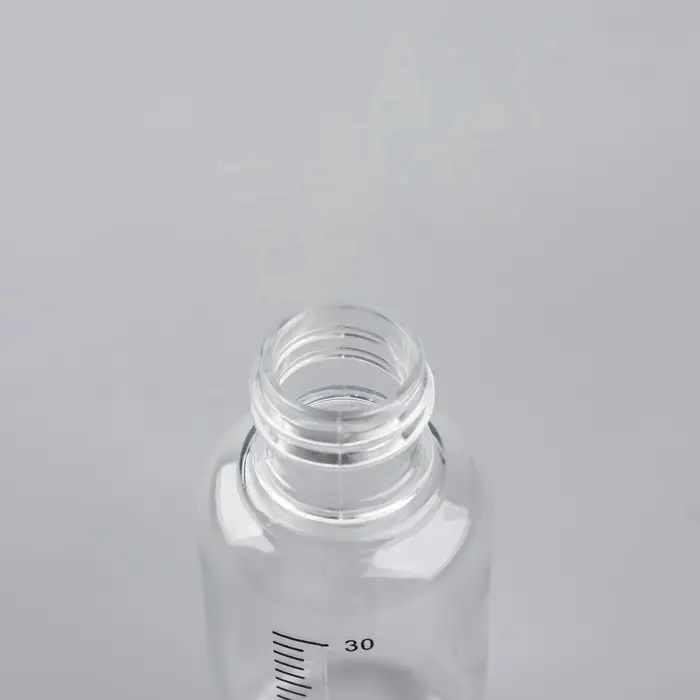 Бутылочка для хранения, с распылителем, со шкалой деления, 30 мл, цвет белый/прозрачный