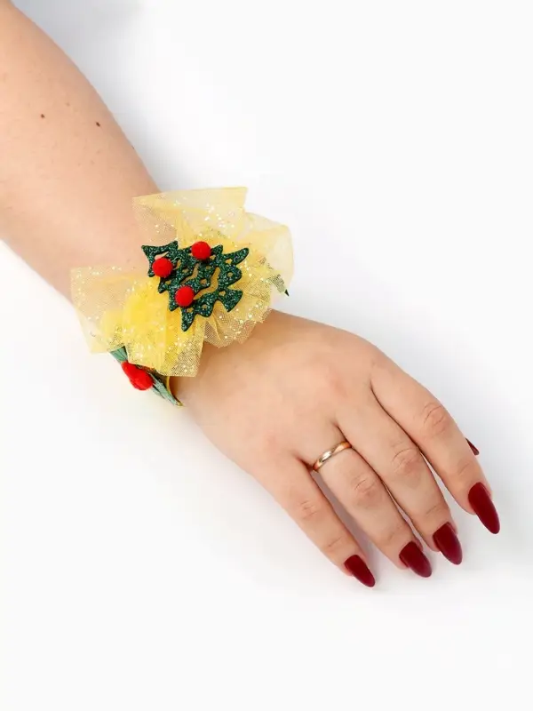 Карнавальный браслет новогодний «Елочка» Карнавальный браслет новогодний «Елочка»