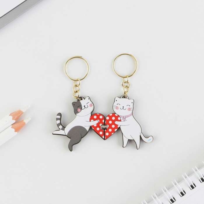 Брелок парный на магните, «Мур», деревянный, 9 х 15 см Брелок парный на магните, «Мур», деревянный, 9 х 15 см