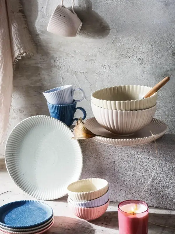 Салатник Доляна &laquo;Коралл&raquo;, d=16.1 см, фарфор, синий