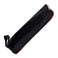 Пенал мягкий 1 отделение 100&times;200&times;45 с ручкой, стандарт, черный, МИКС