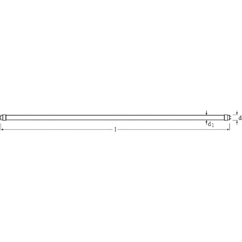 Лампа светодиодная OSRAM ST8B-0.6M 9W/830 230VAC DE 4058075377462