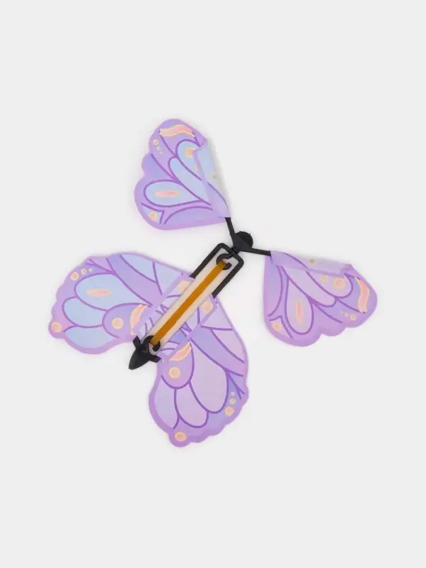 Бум-коробка подарочная с бабочками &laquo;Тебе подарочек&raquo;, 12 х 12 х 12 см