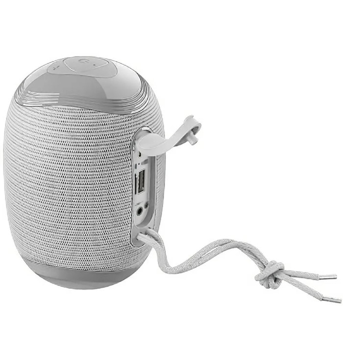Портативная колонка Borofone R6, 10 Вт, BT5.0, AUX, FM, microSD, USB, 1200 мАч, серая Портативная колонка Borofone R6, 10 Вт, BT5.0, AUX, FM, microSD, USB, 1200 мАч, серая