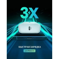 Зарядное устройство UGREEN сетевое USB C 20W PD, цвет белый (60450)