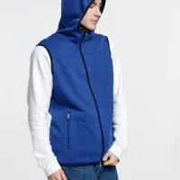 Жилет с капюшоном унисекс Gotland, синий, размер XXL