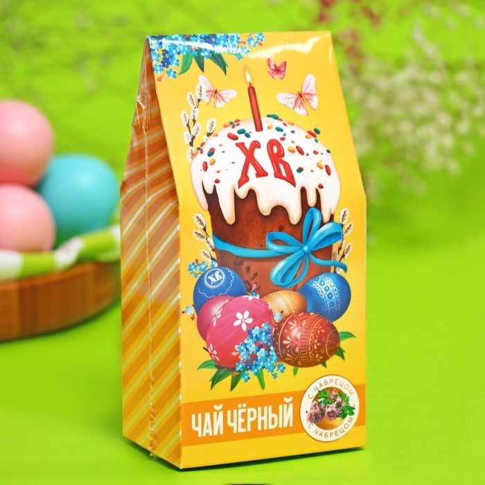 Чай чёрный «Кулич», с чабрецом, 50 г. Чай чёрный «Кулич», с чабрецом, 50 г.