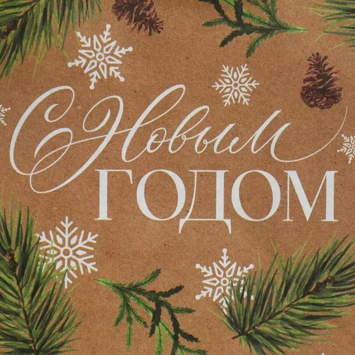 Пакет подарочный новогодний крафтовый квадратный «Сказка», 14 х 14 х 9 см Пакет подарочный новогодний крафтовый квадратный «Сказка», 14 х 14 х 9 см