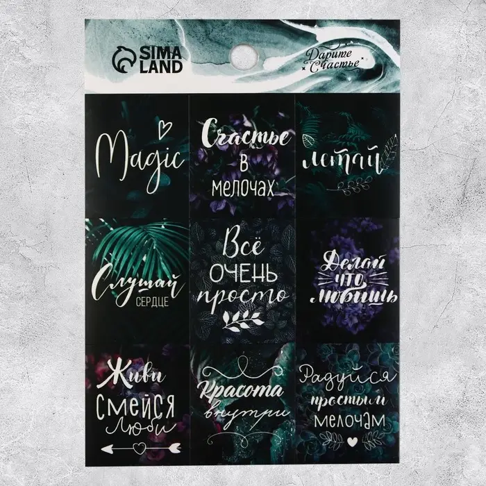 Наклейки детские бумажные, набор, «Вдохновение», 11 х 15.5 см, 5 листов