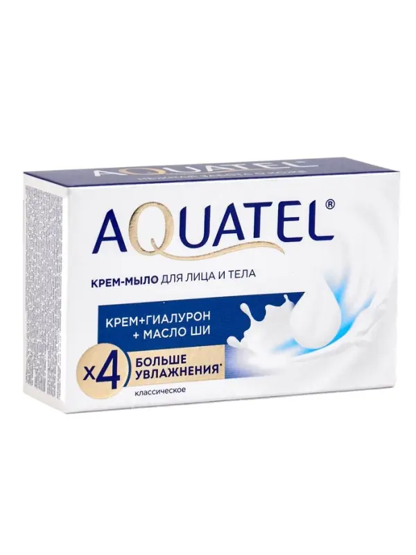Крем-мыло твердое Aquatel классическое, 90 г