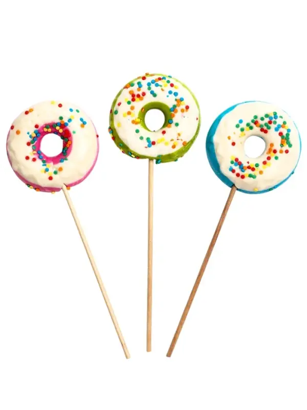 Леденец на палочке: малина со сливками, яблоко, лесные ягоды, 30 г