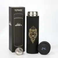 Термос &laquo;Тигр&raquo; 500 мл, с ситечком, с датчиком температуры