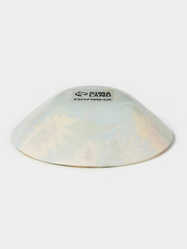 Салатник Доляна «Подсолнухи», d=11,5 см, стекло, рисунок