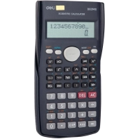 Калькулятор научный Deli ED82MS темно-синий 10+2-разр. 240 функций