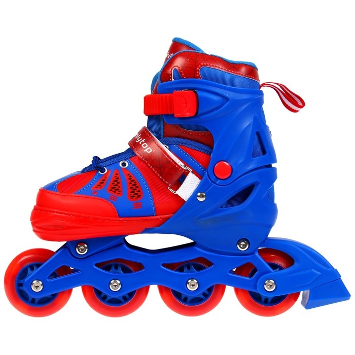 Роликовые коньки раздвижные ONLYTOP, р. 30-33, светящиеся колёса PU 64 мм Роликовые коньки раздвижные ONLYTOP, р. 30-33, светящиеся колёса PU 64 мм