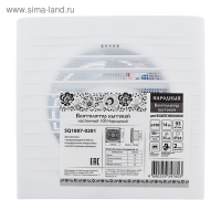 Вентилятор вытяжной TDM "Народный 100" SQ1807-0201, 230 В, настенный, d=100 мм, белый