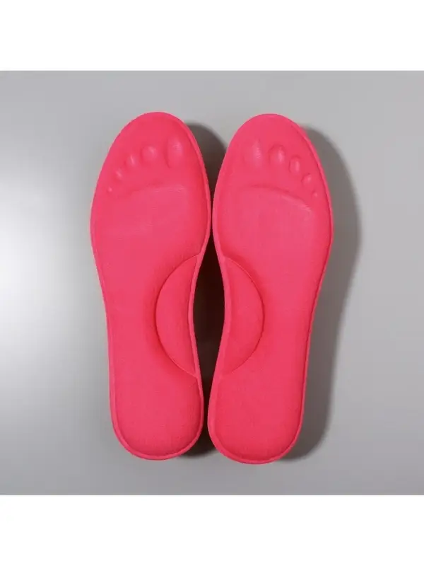 Стельки для обуви, с эффектом памяти, р-р RU до 36 (р-р Пр-ля до 38), 24 см, пара, розовые