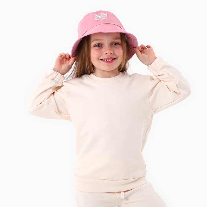 Панама детская для девочки, цвет розовый, р-р 52-54 Панама детская для девочки, цвет розовый, р-р 52-54