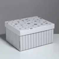 Коробка подарочная складная, упаковка, &laquo;Стильный дом&raquo;, 31&times;25.5&times;16 см