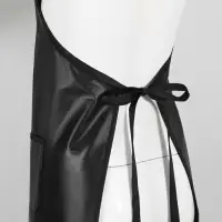 Фартук парикмахерский, одностронний, 3 кармана, чёрный Фартук парикмахерский, одностронний, 3 кармана, чёрный