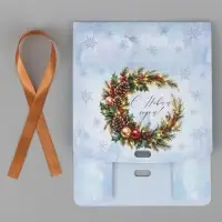 Коробка подарочная, самосборная двухсторонняя &laquo;С Новым годом!&raquo;, 16.5&times;12&times;5 см