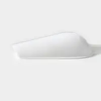 Совки для сыпучих продуктов, набор 3 шт., 15.5&times;5.5&times;2.5 / 18.7&times;6.7&times;3 / 22.1&times;8&times;3.1 см, пластик, белые