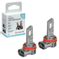 Лампа светодиод. H11/H8 COMPACT, 23Вт, 5200Лм (2600Лм x 2), 6500К, 12В, кмпл. 2 шт.