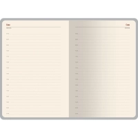 Ежедневник недатированный А5 LYON черный, 136л 3-684/03