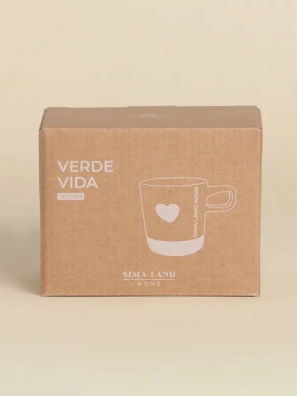 Кружка SL Home &laquo;Сердце&raquo;, 520 мл, 13.5&times;9.6&times;9.8 см, керамика, белая