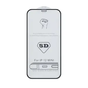 Защитное стекло для iPhone 12 Mini 5D 0.33 mm без упаковки (без возврата и обмена)