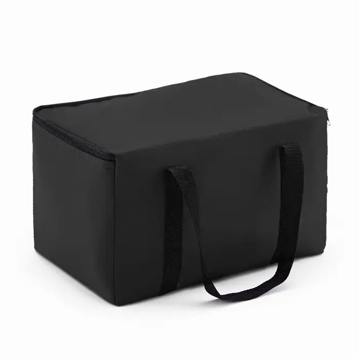 Термосумка с аккумулятором холода &laquo;Мастер К.&raquo; на молнии, объём 13 л, сохраняет холод до 6 ч, чёрная