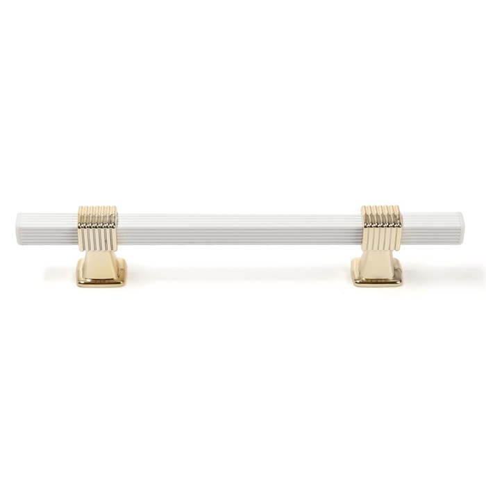 Ручка-скоба CAPPIO PK117, м/о 160 мм, цвет белый/золото Ручка-скоба CAPPIO PK117, м/о 160 мм, цвет белый/золото