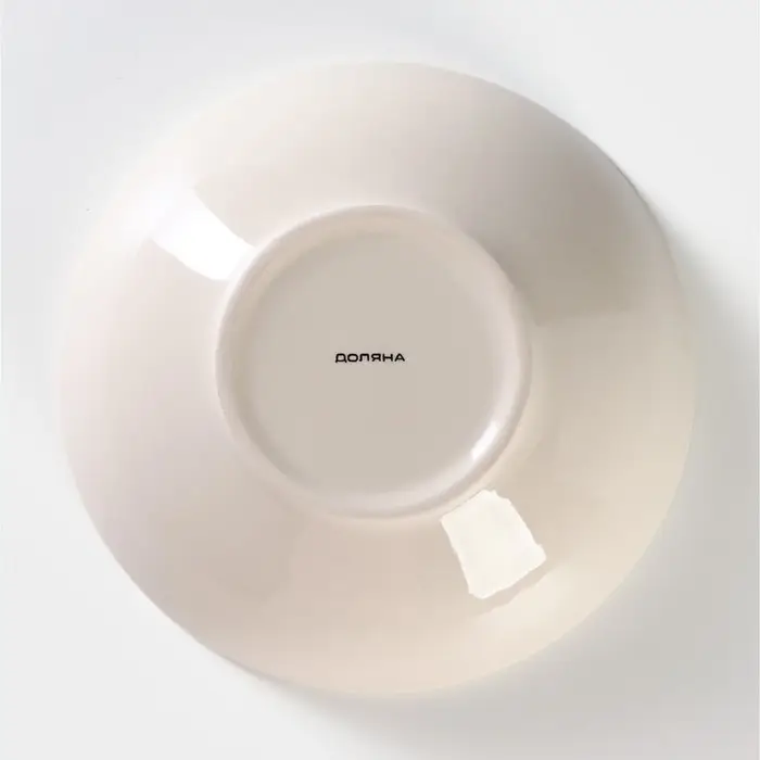 Тарелка керамическая глубокая Доляна «Бутон», 540 мл, d=18 см, цвет жёлтый Тарелка керамическая глубокая Доляна «Бутон», 540 мл, d=18 см, цвет жёлтый