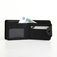 Кошелёк детский &laquo;Коала&raquo;, маленький, на кнопке, чёрный