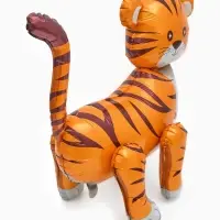 Воздушный шар фольгированный 3D 23" "Тигр"